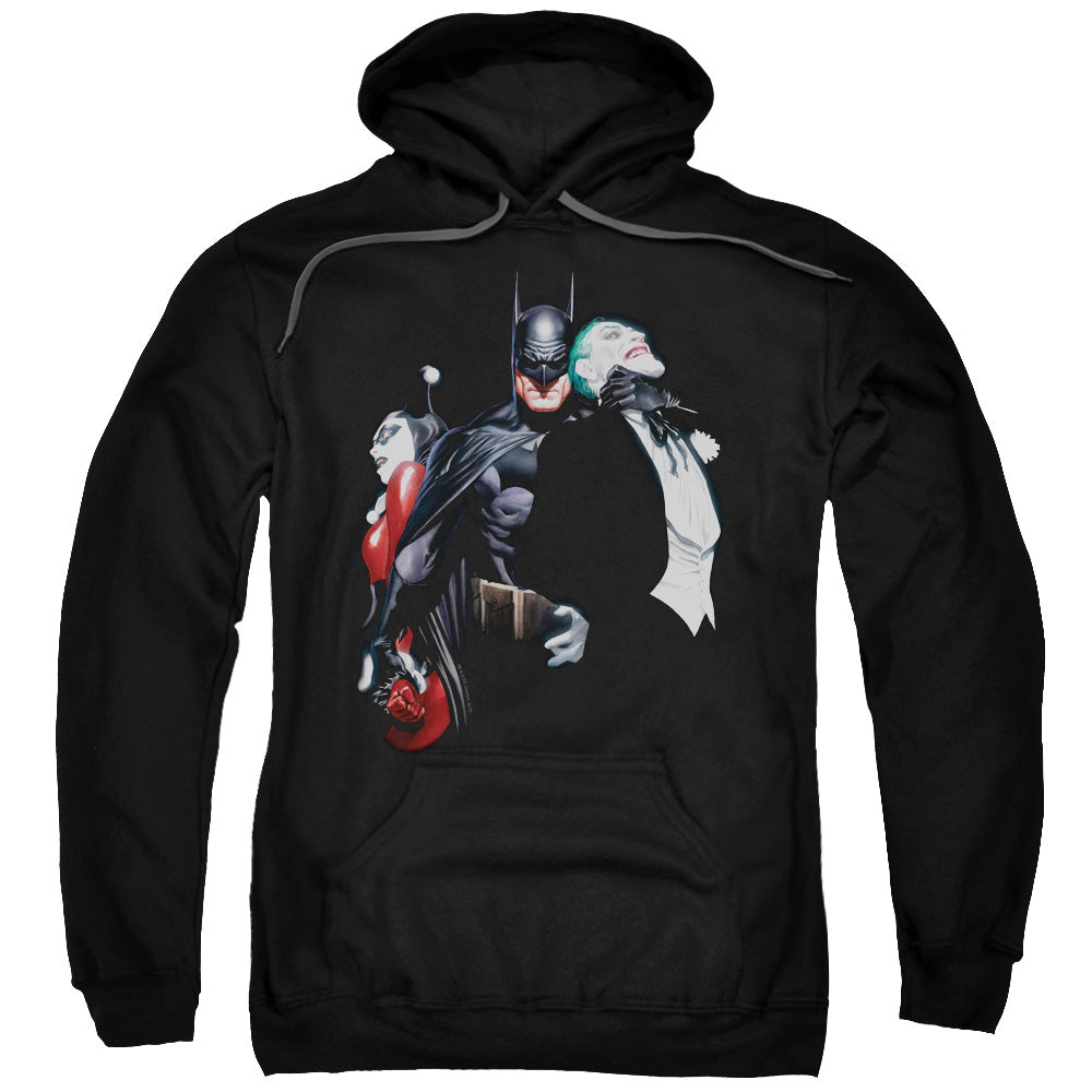 Batman Joker Harley Choke Mens Hoodie Black