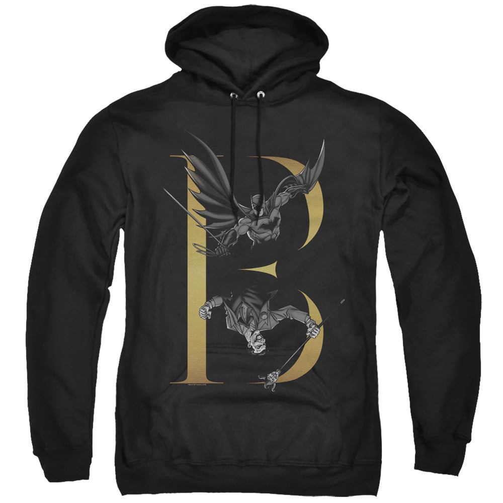 Batman B Mens Hoodie Black
