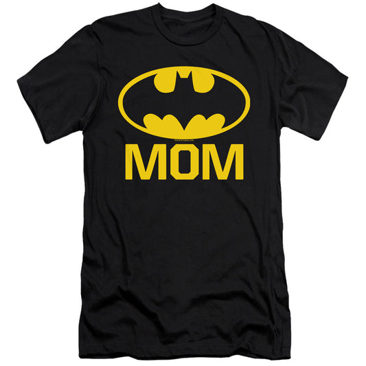 Batman Bat Mom Premium Bella Canvas Slim Fit Mens T Shirt Black
