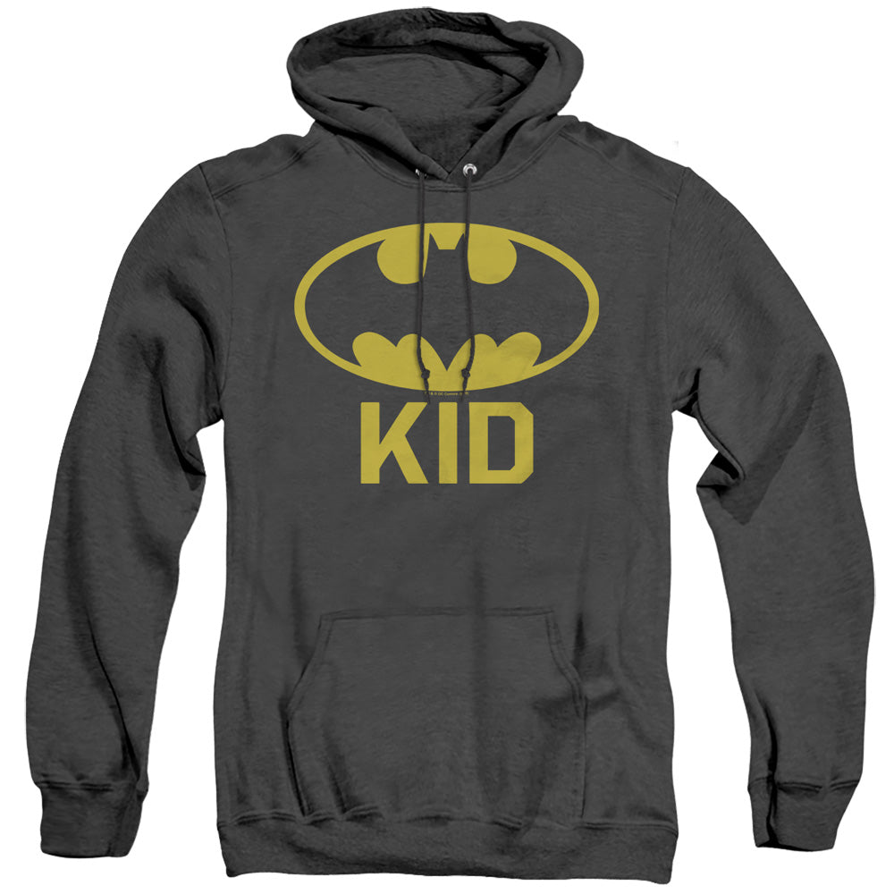 Batman Bat Kid Heather Mens Hoodie Black
