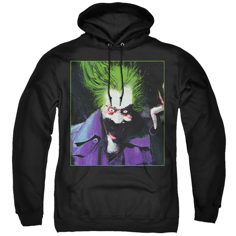 Batman Arkham Asylum Joker Mens Hoodie Black