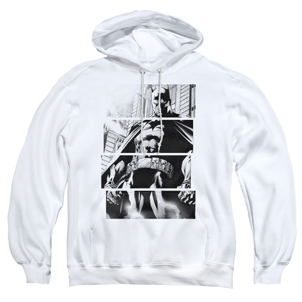 Batman Panels Mens Hoodie White