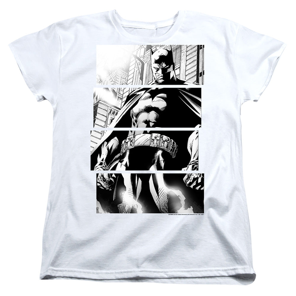 Batman Panels Womens T Shirt White