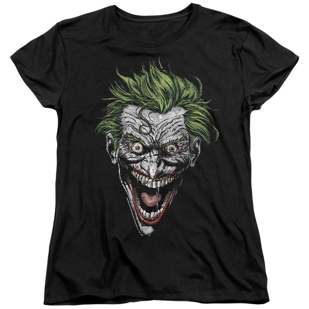 Batman Joker Womens T Shirt Black