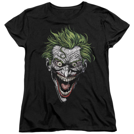 Batman Joker Womens T Shirt Black