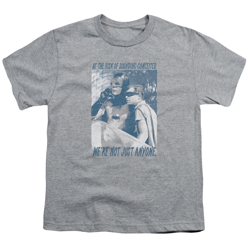Batman Classic Tv Boogie Nights Kids Youth T Shirt Athletic Heather
