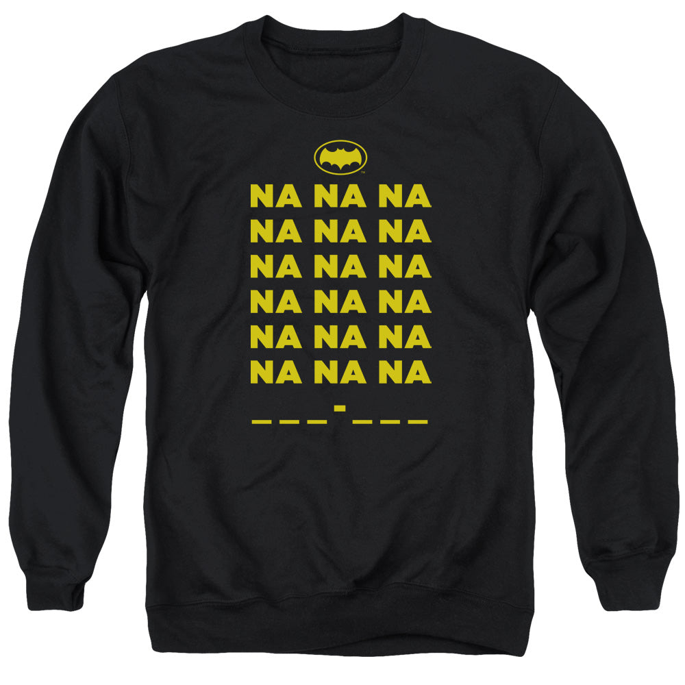 Batman Classic Tv Na Na Na Mens Crewneck Sweatshirt Black