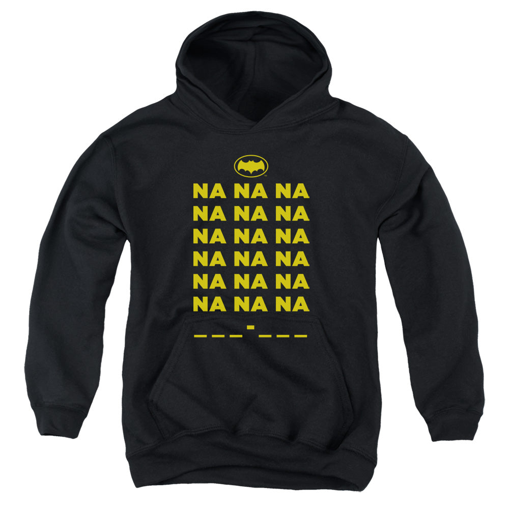 Batman Classic Tv Na Na Na Kids Youth Hoodie Black