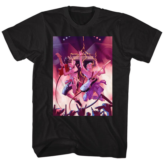 Bill And Ted - Phone Rock - Short Sleeve - Adult - T-Shirt