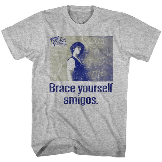 Bill And Ted - Brace Yourself - Short Sleeve - Heather - Adult - T-Shirt