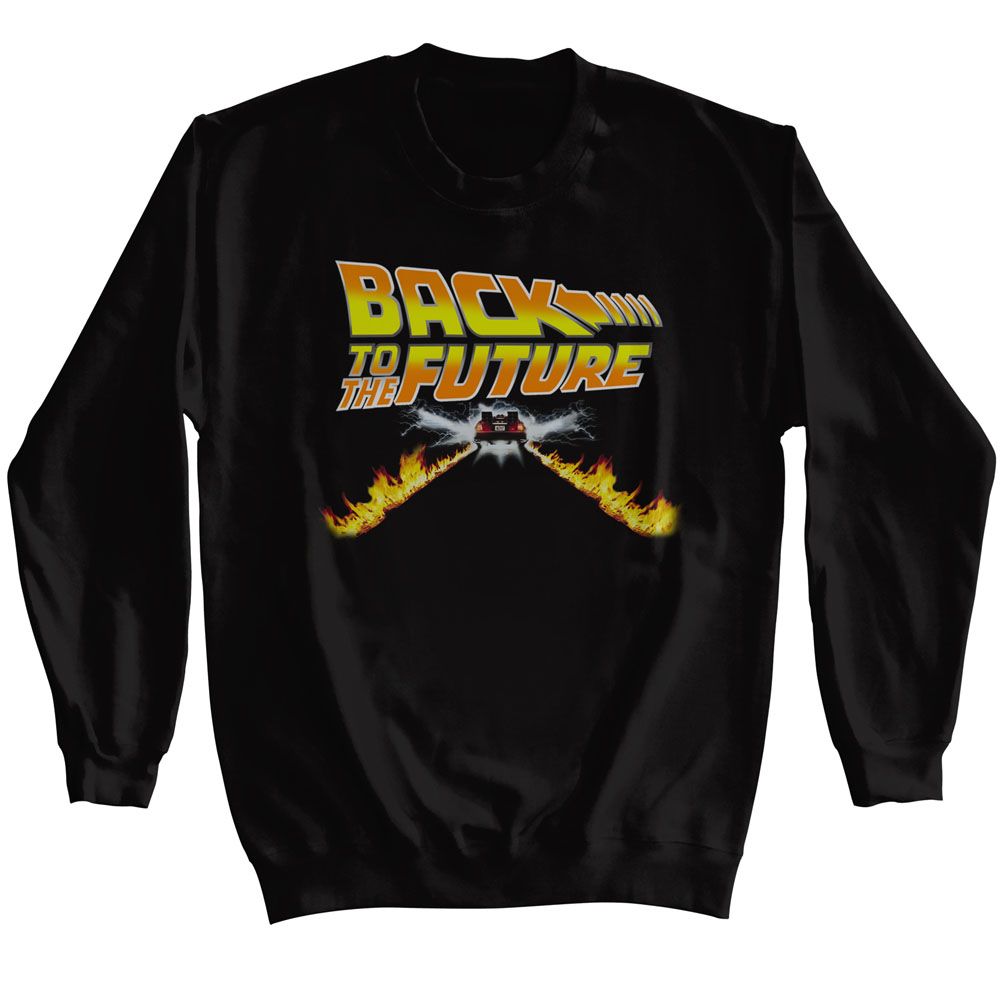 Back To The Future - Car - Long Sleeve - Adult - Sweatshirt