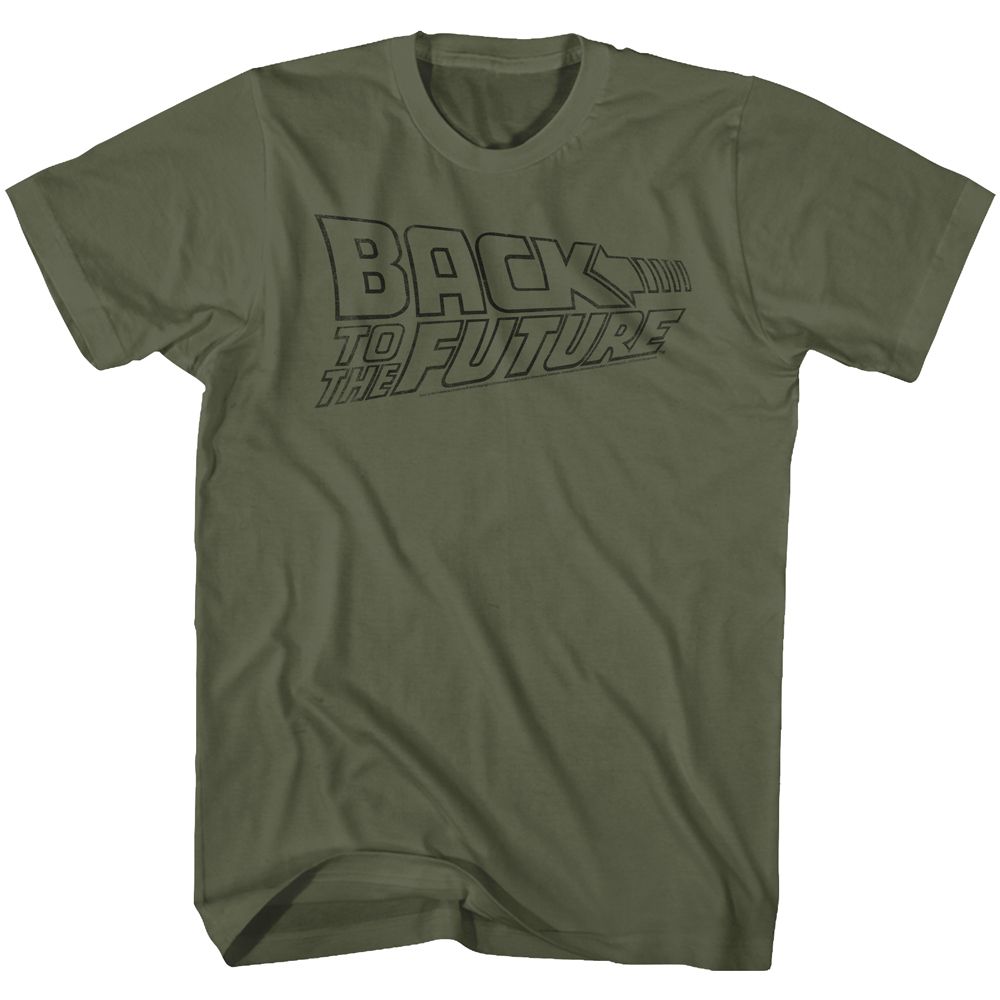 Back To The Future - Logo Fade - Short Sleeve - Adult - T-Shirt - clothing by TeeHivey.com