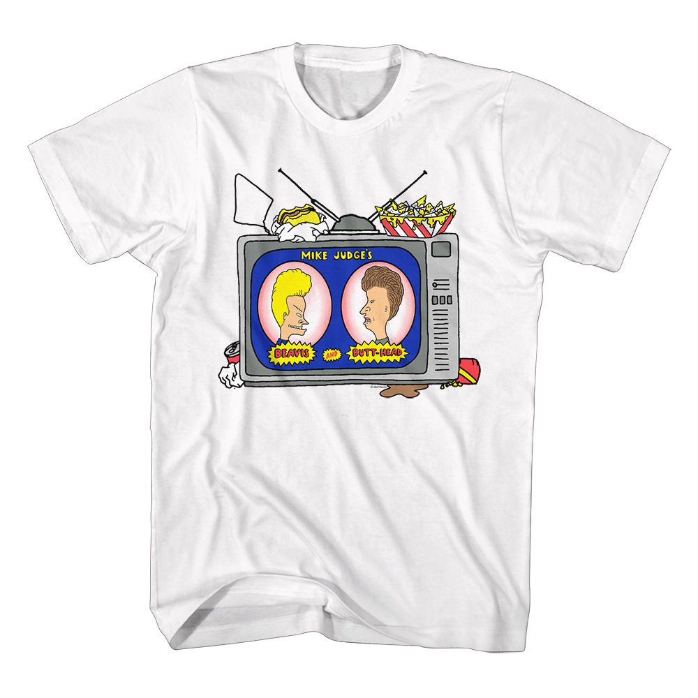 Beavis And Butthead - Junk Food - Short Sleeve - Adult - T-Shirt