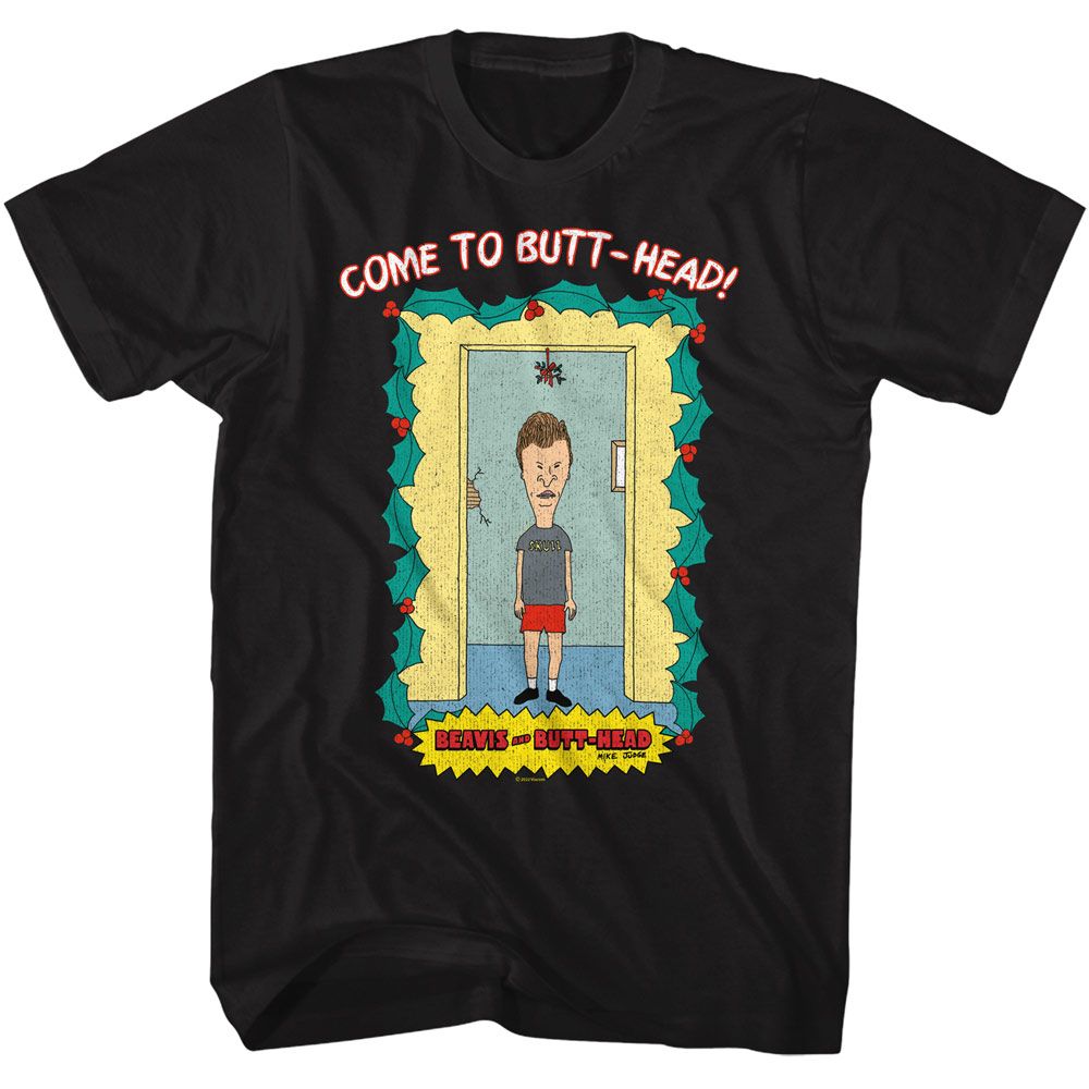 Beavis And Butthead - Under Mistletoe - Short Sleeve - Adult - T-Shirt