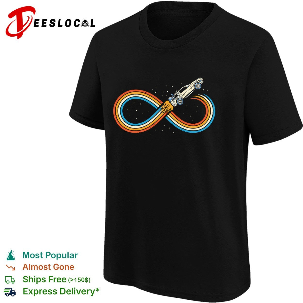 Back to the Future Endless Time Travel shirt