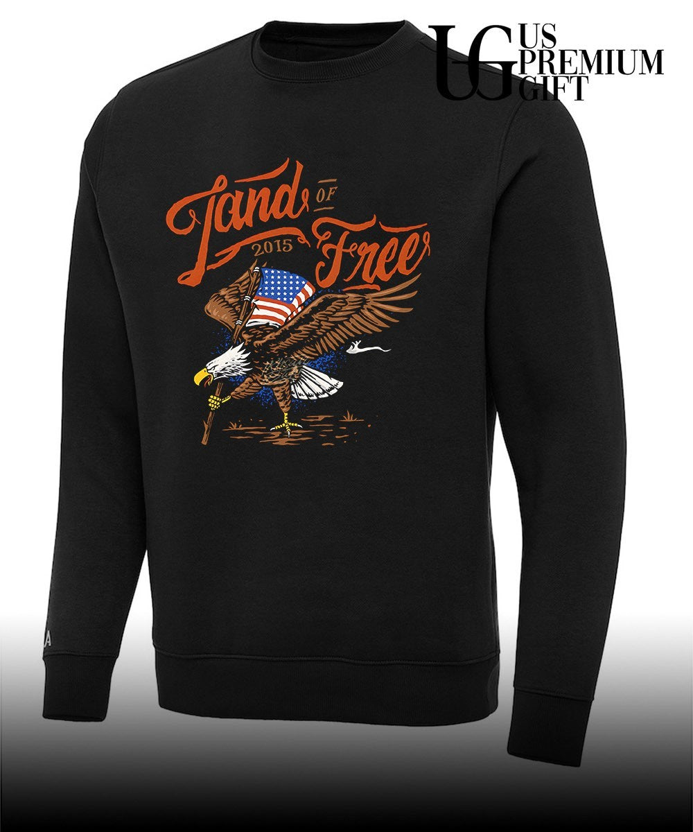 Bald Eagle American Flag Land of 2015 of Free shirt