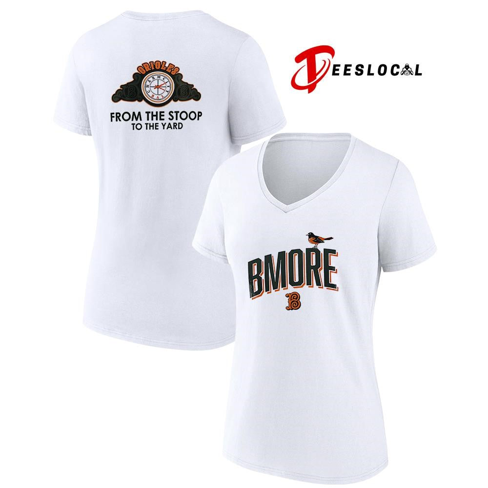 Baltimore Orioles Bmore from the Stoop the yard shirt