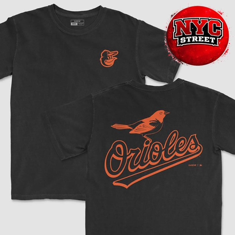 Baltimore Orioles MLB Outline Two Sided Shirt