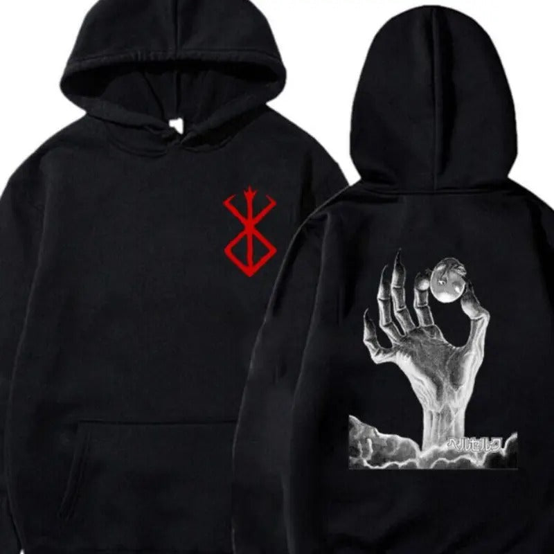 Berserk Guts Griffith Hoodie, Anime Sweatshirt, Men Women, Cosplay Tops Sweatshirt, Hoodie, Comfort Colors