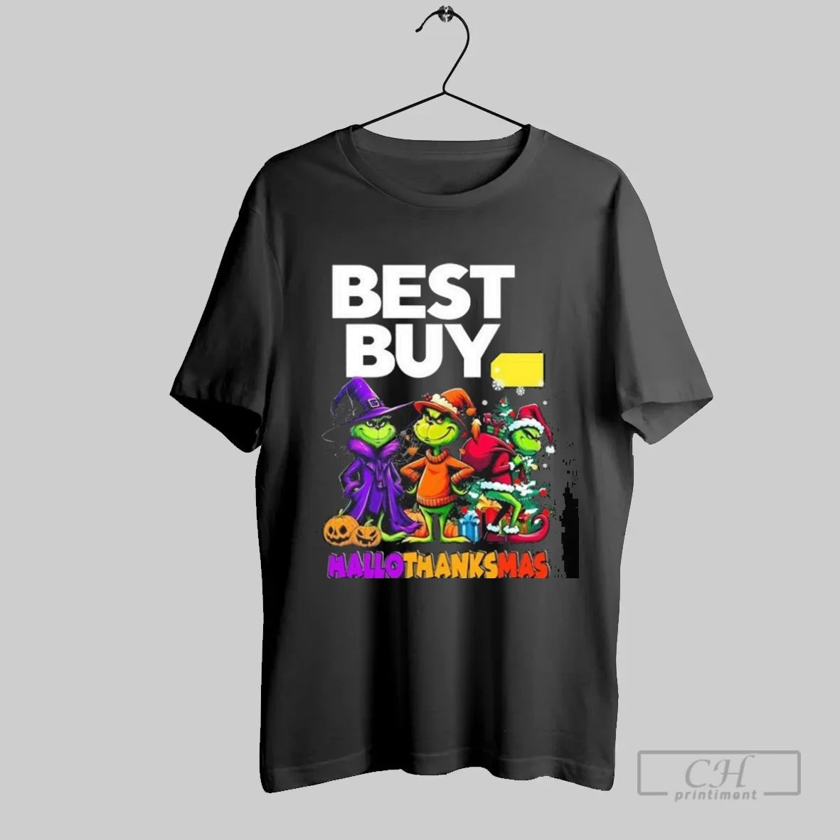 Best Buy The Grinch Hallothanksmas 2025 - clothing by TeeHivey.com