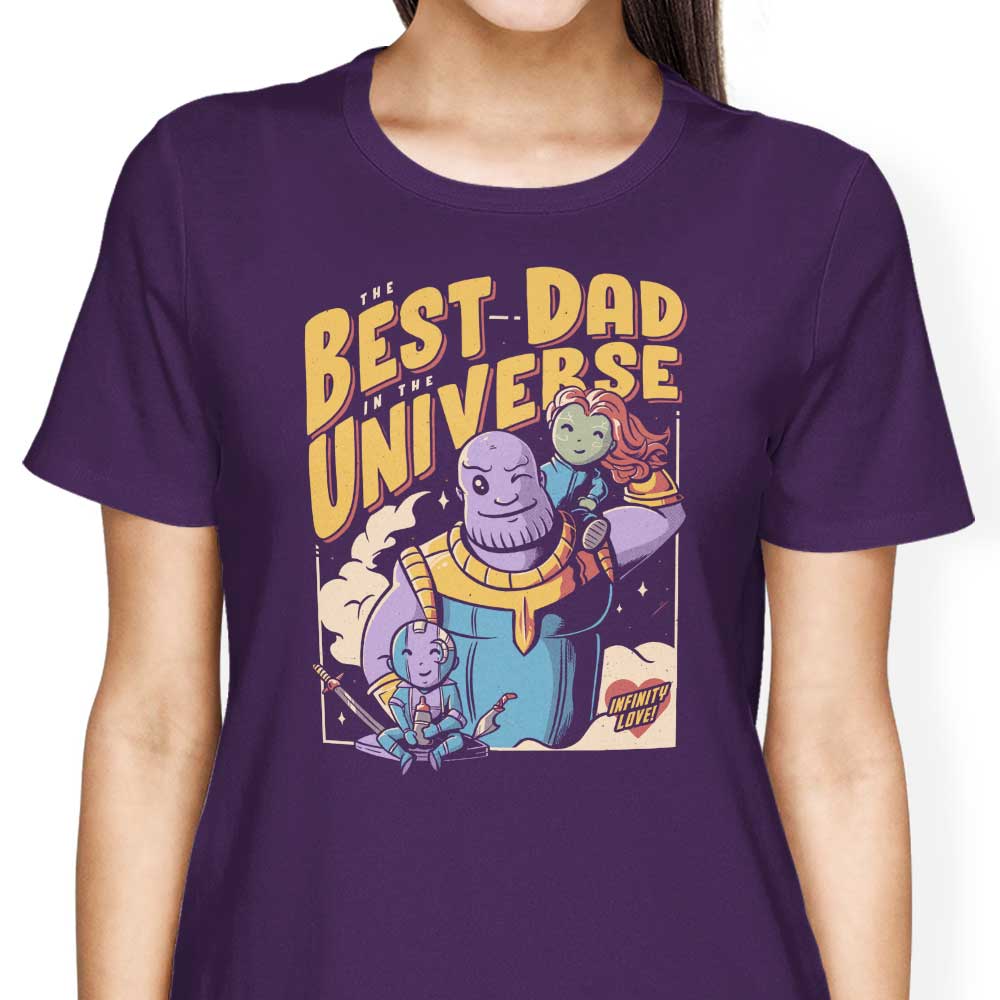 Best Dad in the Universe - Women's Apparel