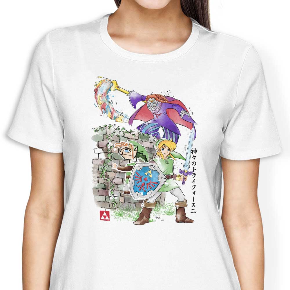 Between World's Watercolor - Women's Apparel