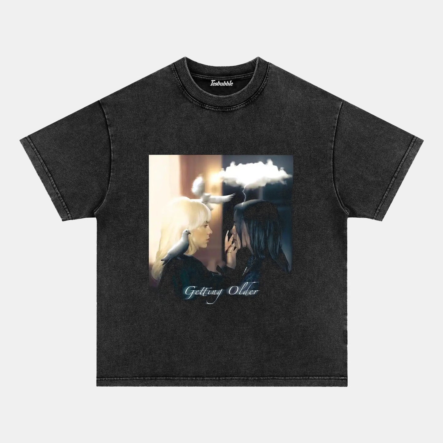BILLIE EILISH DOUBLE TEE Style001 - clothing by TeeHivey.com (Image 4)