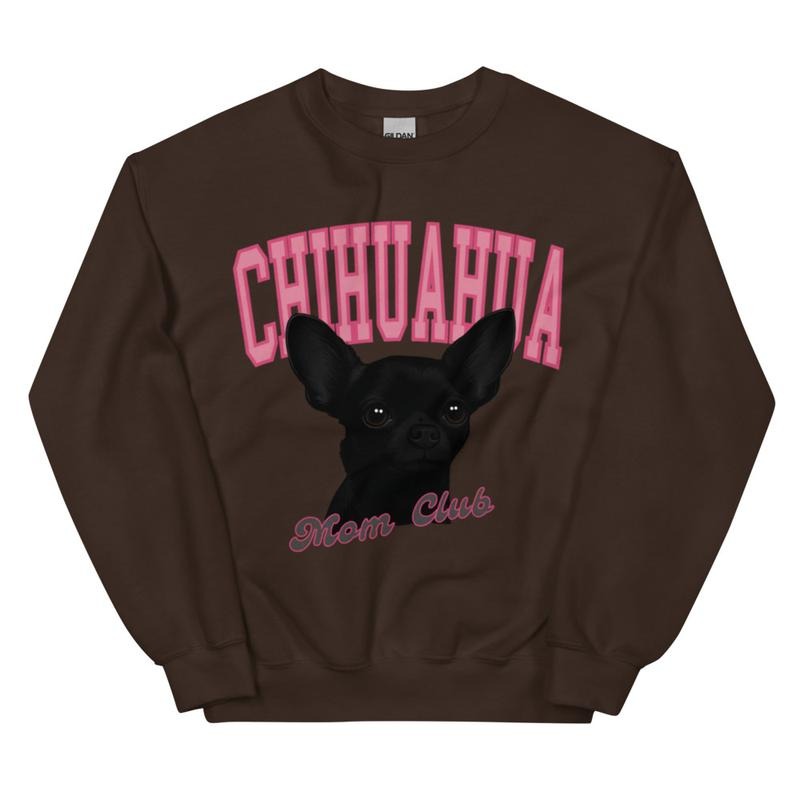Black Chihuahua Mom Club Sweatshirt