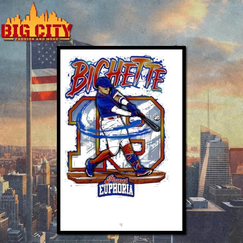 Bo Bichette New York Mets Hand Drawn Artwork Shirt