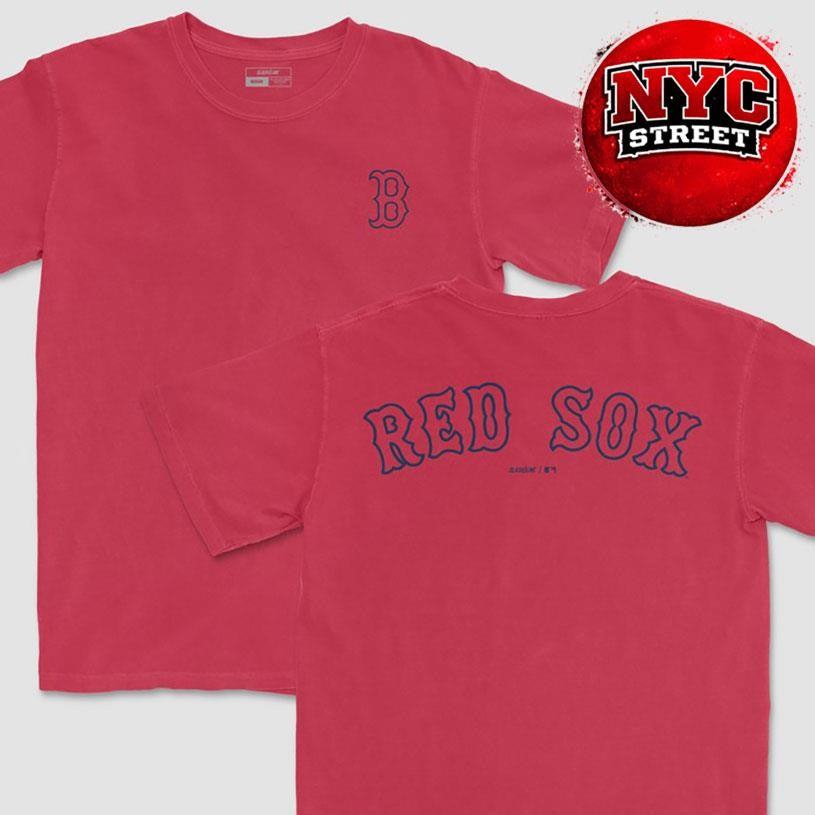Boston Red Sox MLB Outline Two Sided Shirt