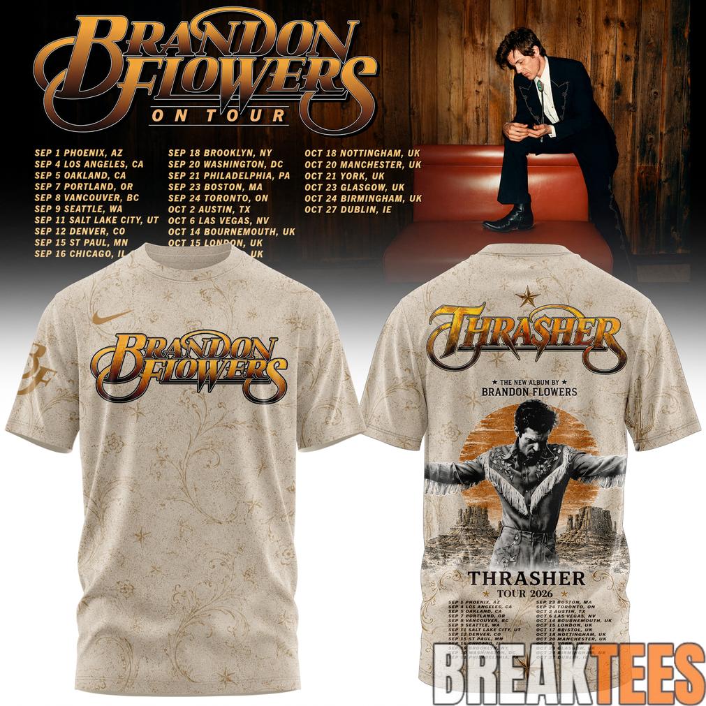 Brandon Flowers On Tour 26 Tee