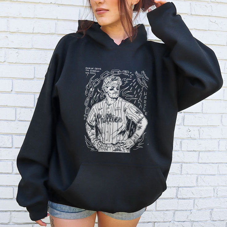 Bryce Harper Rain Or Shine The Showman Will Rise Shirt