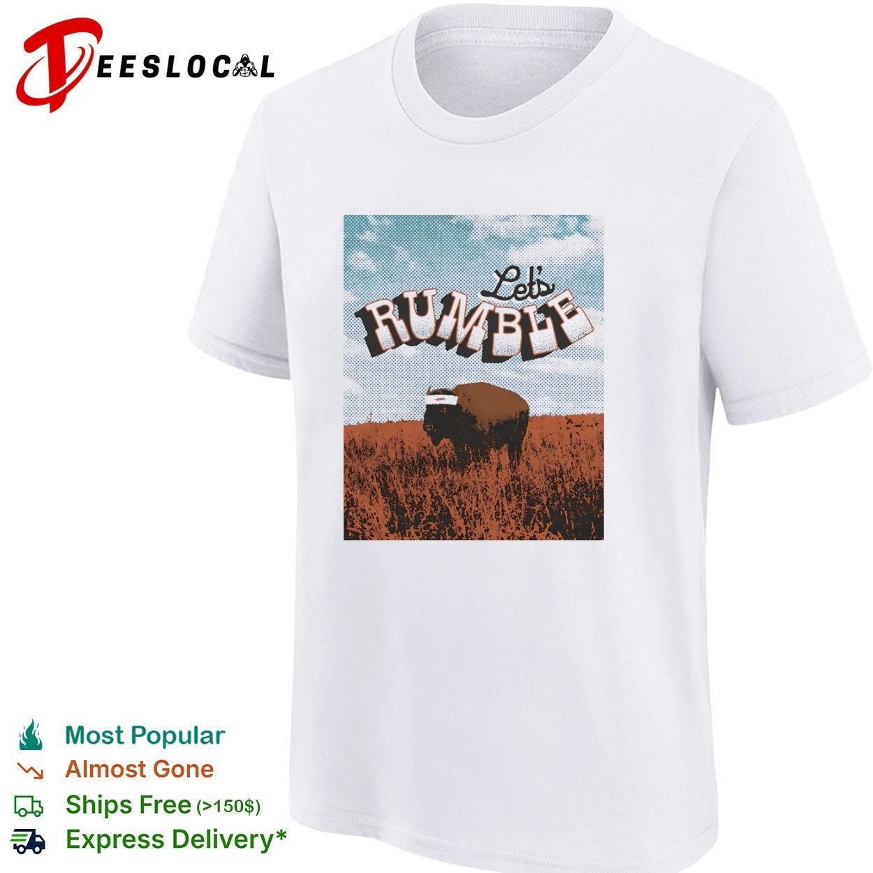 Buffalo Bills Let’s Rumble American Football Buffalo Bison shirt