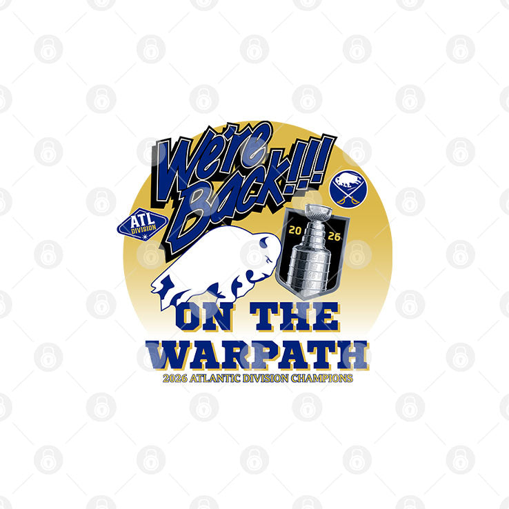 Buffalo Sabres We’re Back On The Warpath 2026 Atlantic Division Champions Shirt