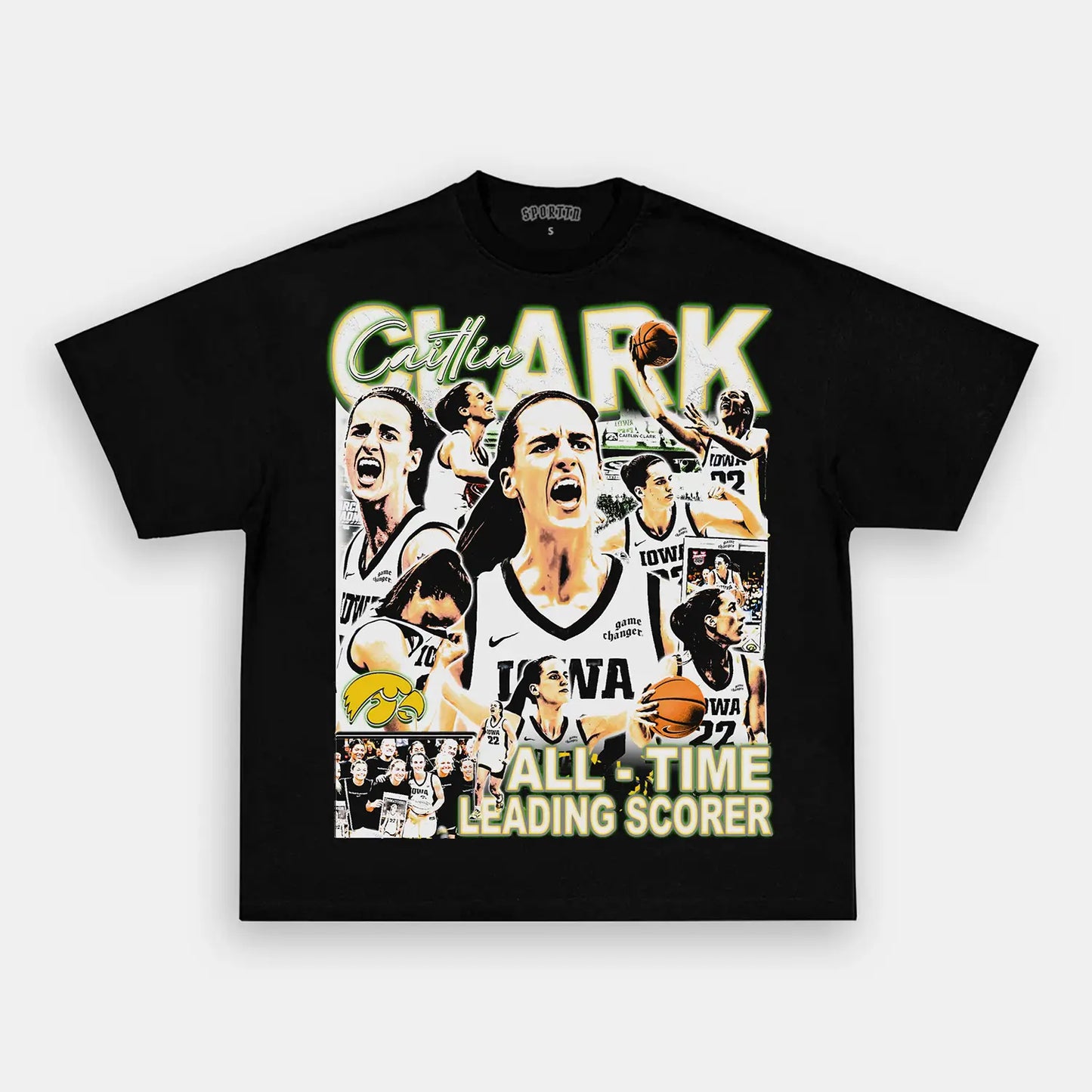 CAITLIN CLARK V3 TEE Style002 - clothing by TeeHivey.com (Image 4)