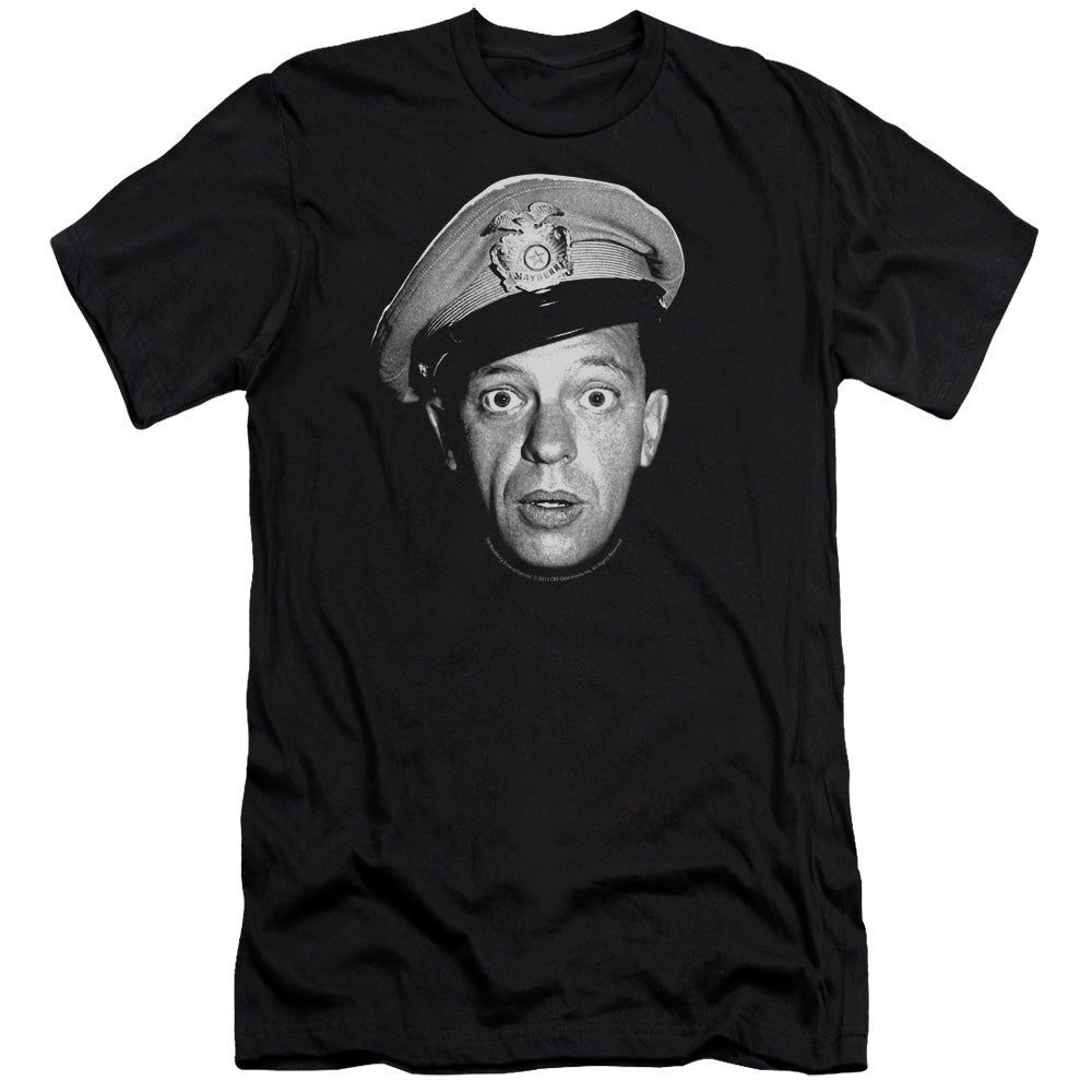 Andy Griffith Barney Head Slim Fit Mens T Shirt Black - clothing by TeeHivey.com