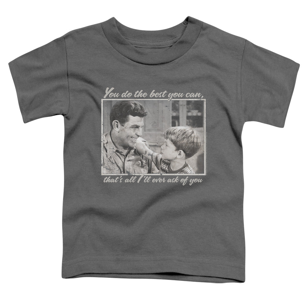 Andy Griffith Wise Words Toddler Kids Youth T Shirt Charcoal - clothing by TeeHivey.com