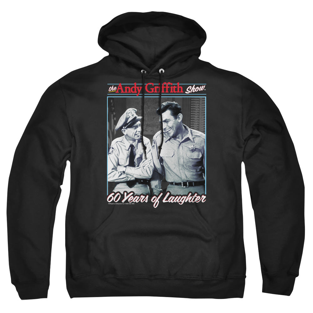 Andy Griffith 60 Years Of Laughter Mens Hoodie Black - clothing by TeeHivey.com (Image 3)