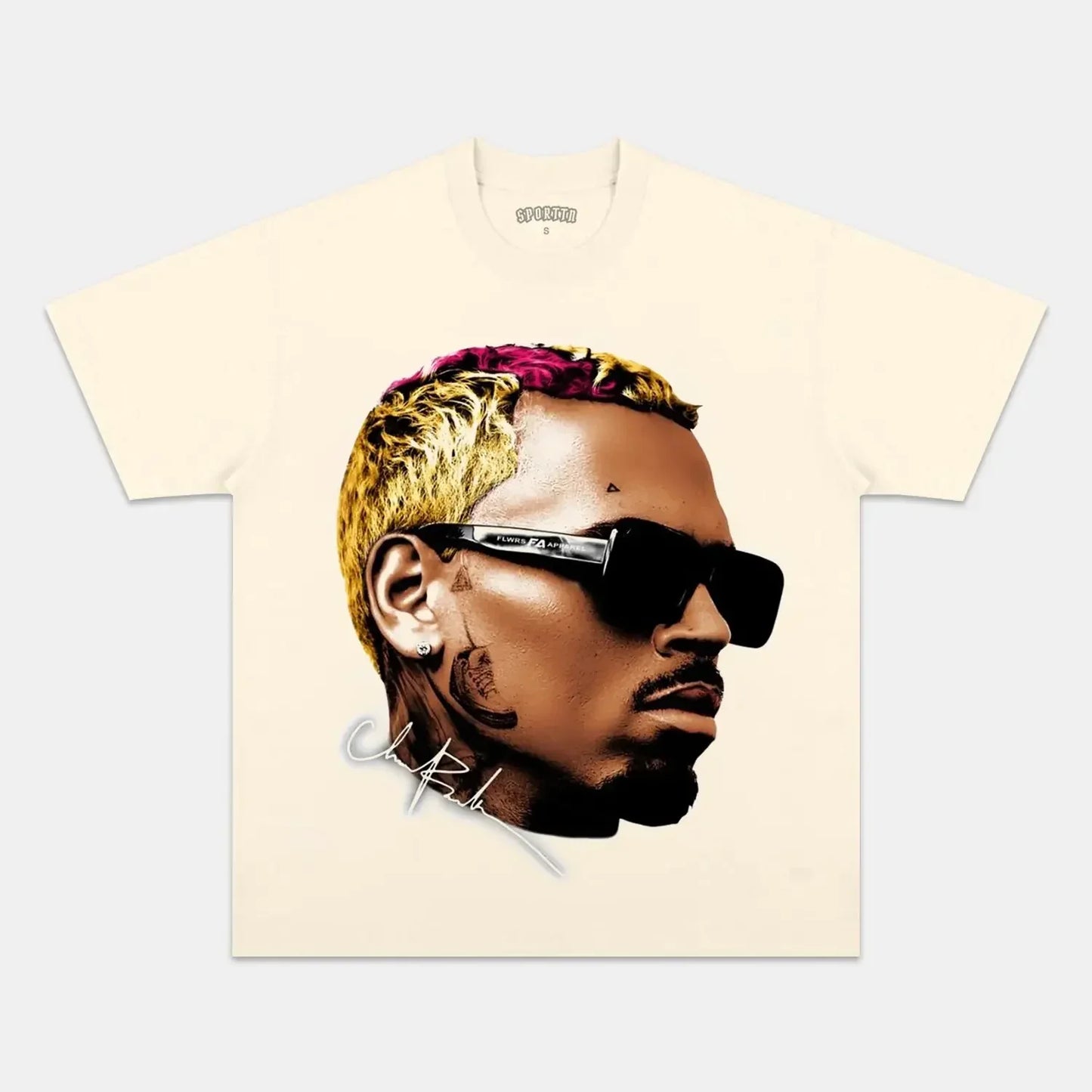 2024 CHRIS BROWN V8 VINTAGE TEE Style001