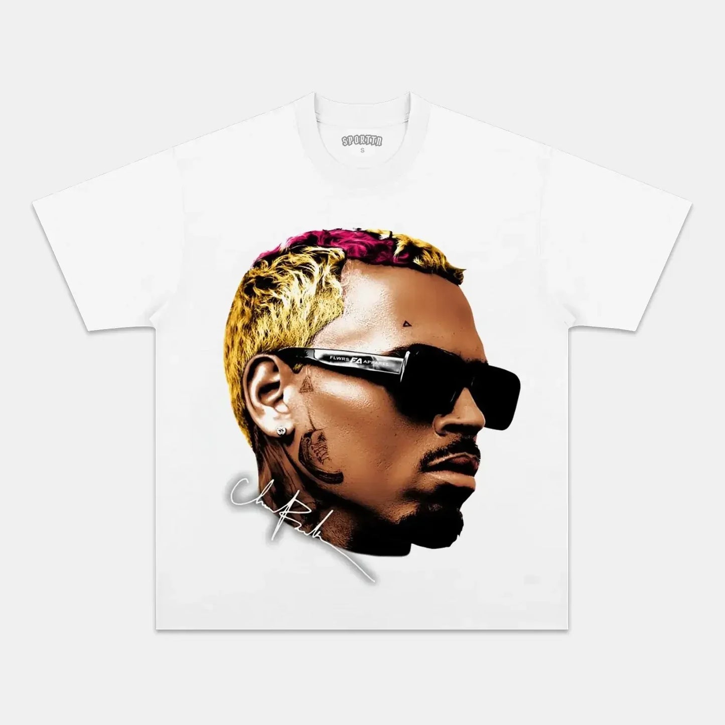 2024 CHRIS BROWN V8 VINTAGE TEE Style001