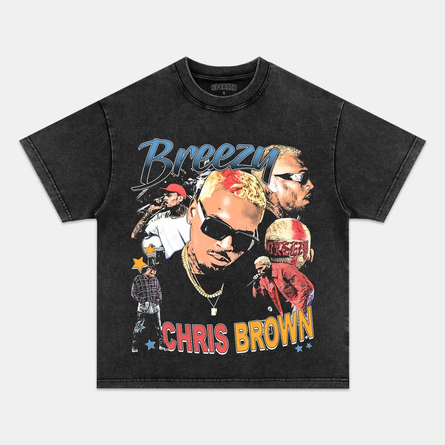 2024 CHRIS BROWN V5 VINTAGE TEE Style001
