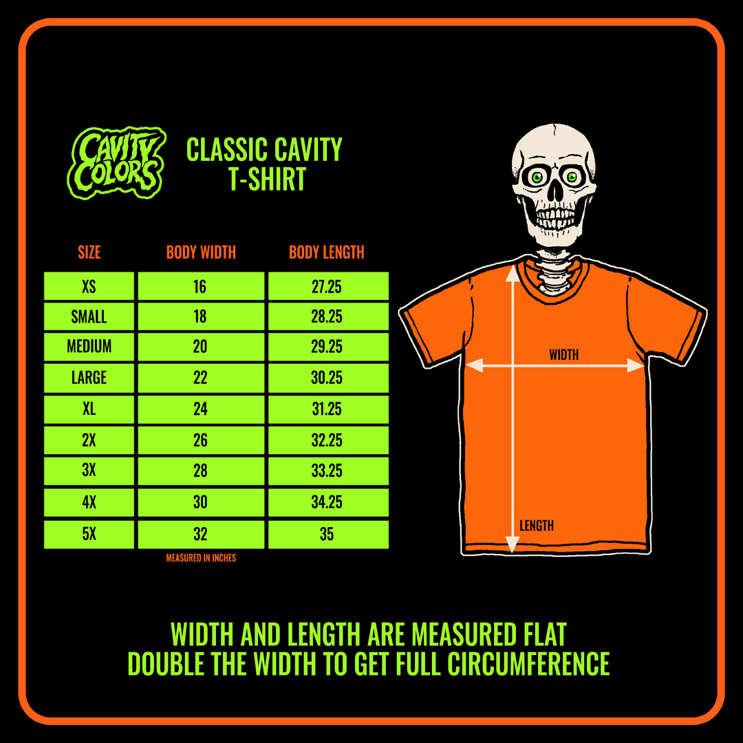 GOOSEBUMPS: 1992 - T-SHIRT (GLOW IN THE DARK)