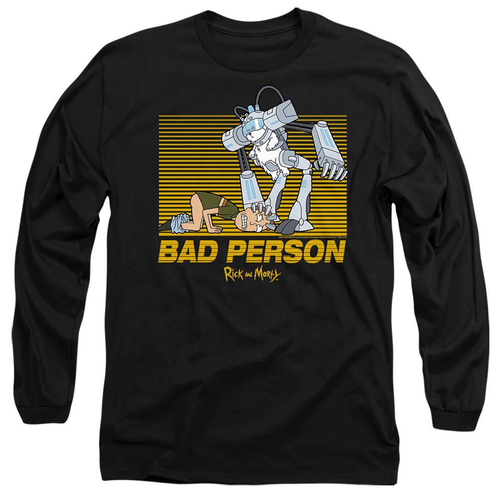 Rick And Morty - Bad Person - Adult Long Sleeve T-Shirt