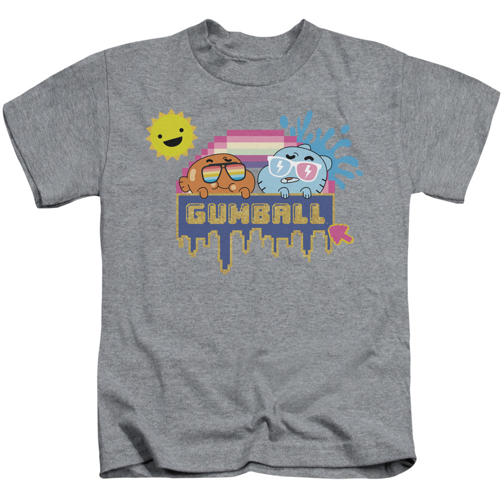 Amazing World of Gumball Sunshine Juvenile Kids Youth T Shirt Athletic Heather Style002