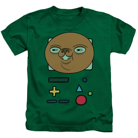 Adventure Time Bmo Mask Juvenile Kids Youth T Shirt Kelly Green