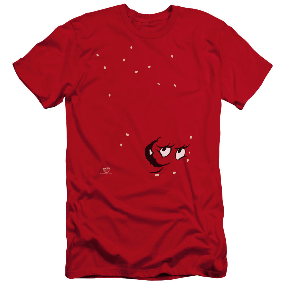 Aqua Teen Hunger Force Meatwad Premium Bella Canvas Slim Fit Mens T Shirt Red - clothing by TeeHivey.com