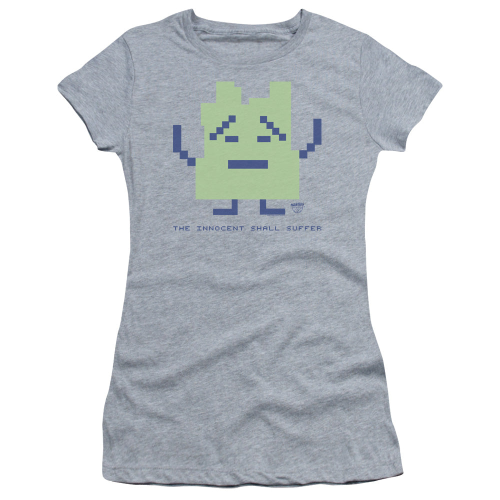 Aqua Teen Hunger Force Inignokt Junior Sheer Cap Sleeve Womens T Shirt Athletic Heather - clothing by TeeHivey.com