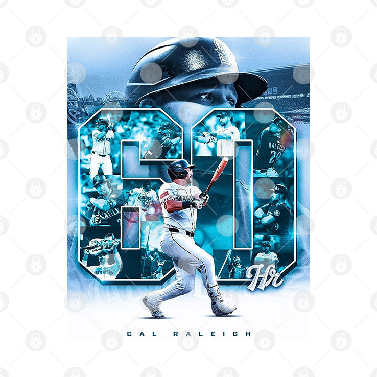 Cal Raleigh Mariners 60 Home Runs T Shirt