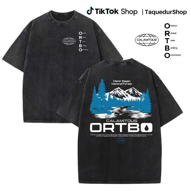 Calamitous ORTBO Severance Dieter Eagan National Forest Shirt, Woes Hollow ORTBO Lumon Apple TV Innie Outie Gift For TV Show Series Shirt