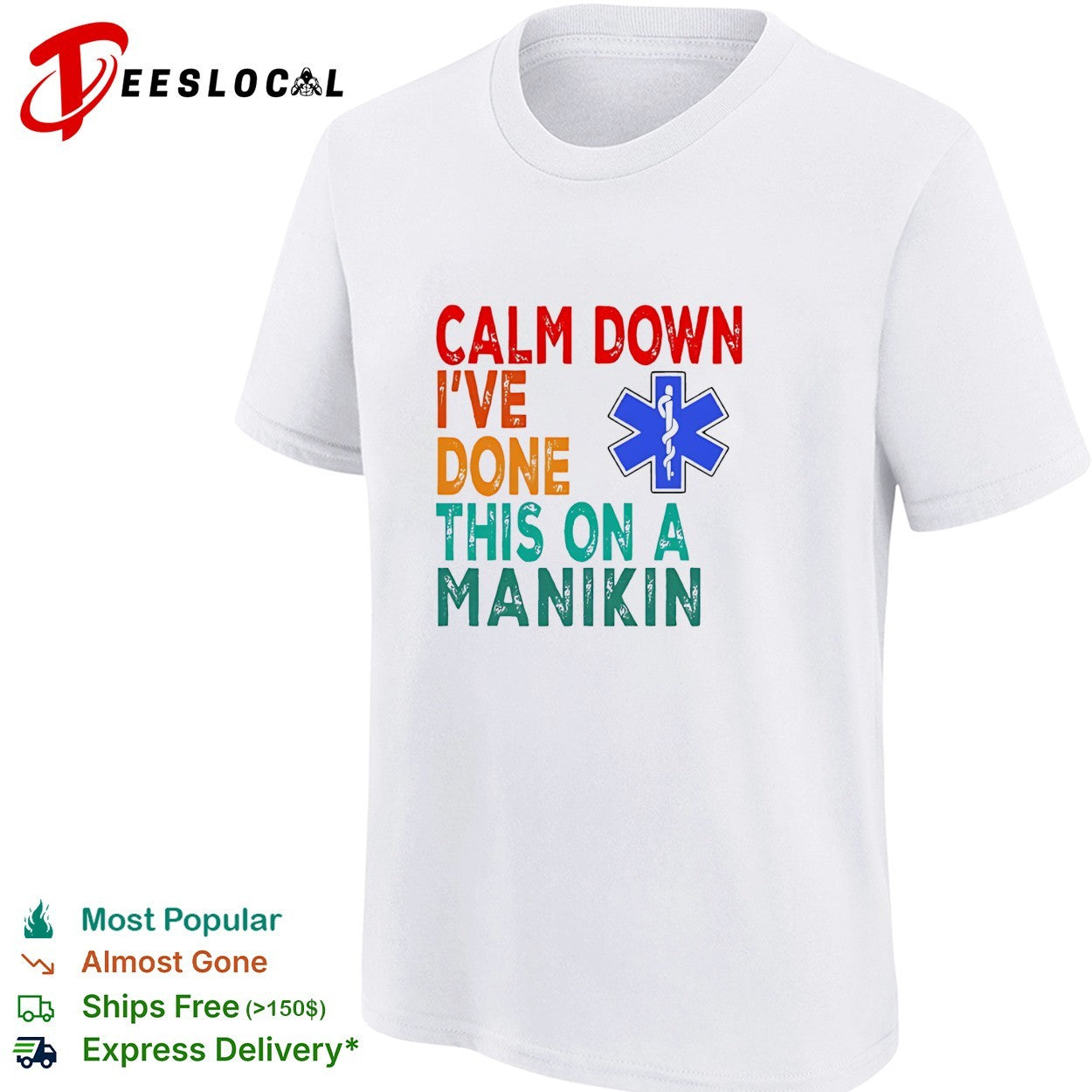 Calm down I’ve done this on a manikin shirt